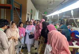 TEVTA students visit Kay and Emms.